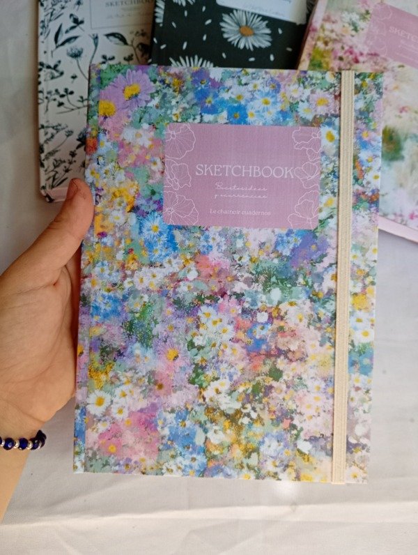 Producto - SketchBook A5 Flores cute - 5