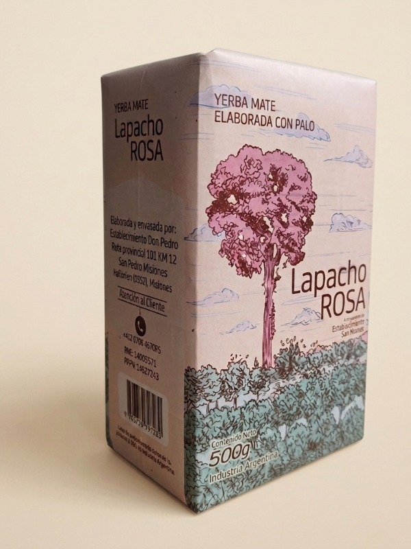 Producto - Yerba mate "Lapacho Rosa" 500grs