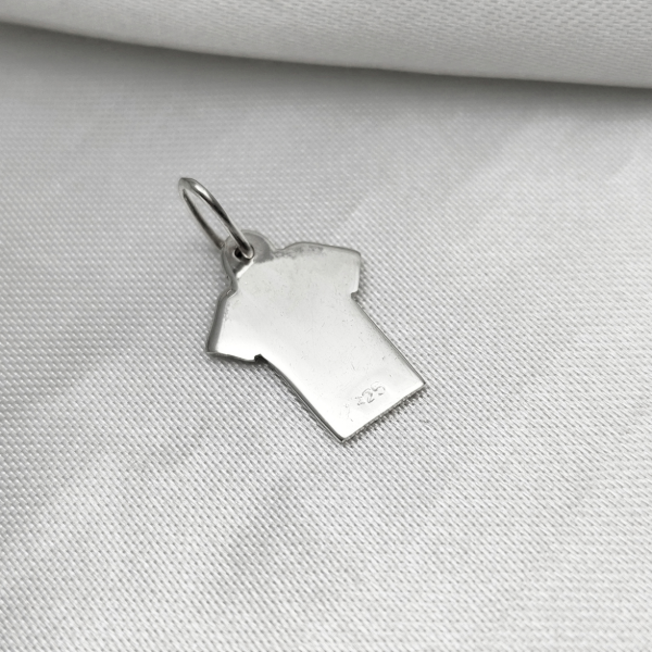 Producto - Dije Camiseta Selección Argentina 3 Estrellas Plata 925 Esmaltado - 4
