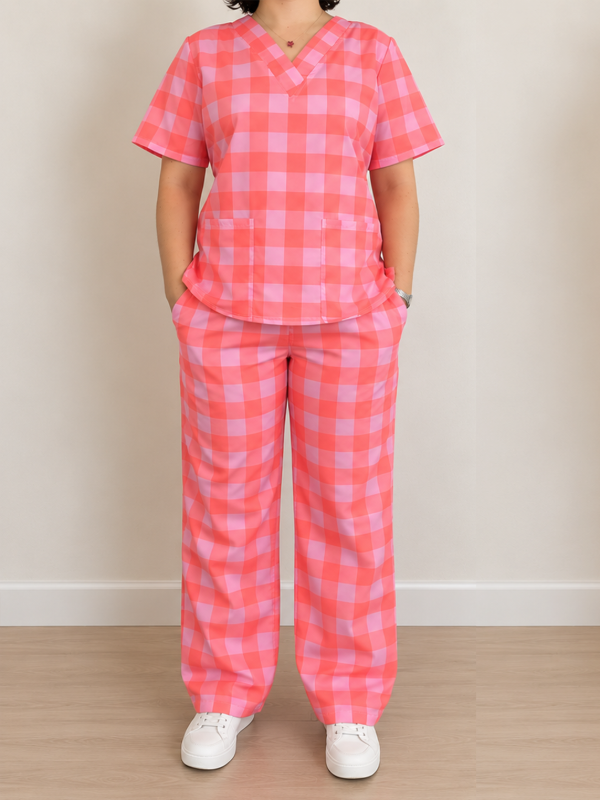 Producto - Ambo Médico Estampado Picnic - 1