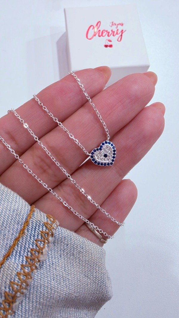 Producto - Collar corazon ojo turco PL - 1