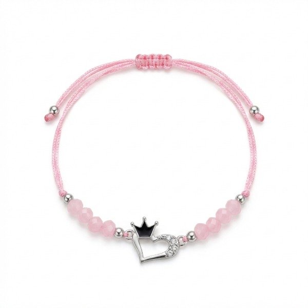 Producto - Pulseras Hilo De Seda - Rosa