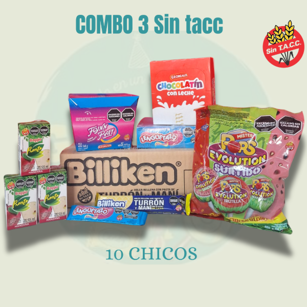 Producto - Combo 3 Sin tacc