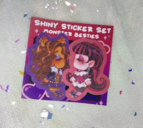 Producto - Shiny Sticker Set Monster Besties