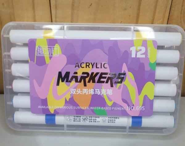 Producto - Marcador acrílico x12u.