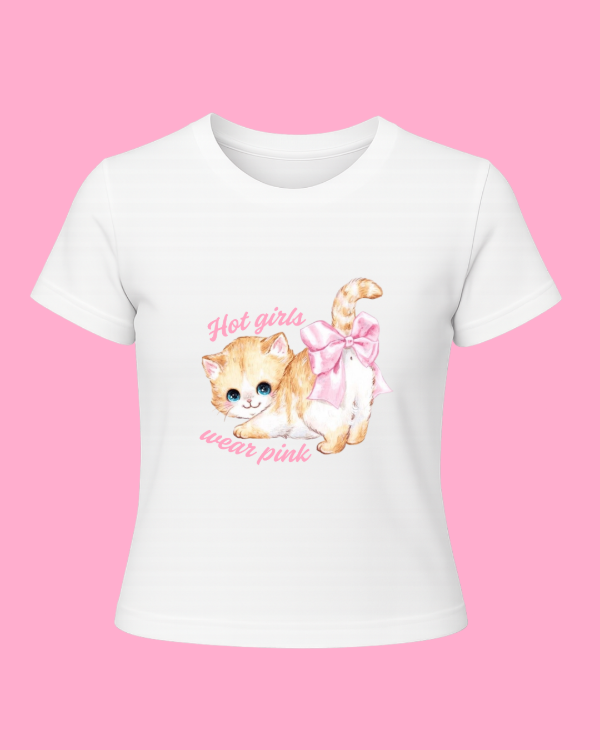 Producto - BABY TEE HOT GIRLS WEAR PINK