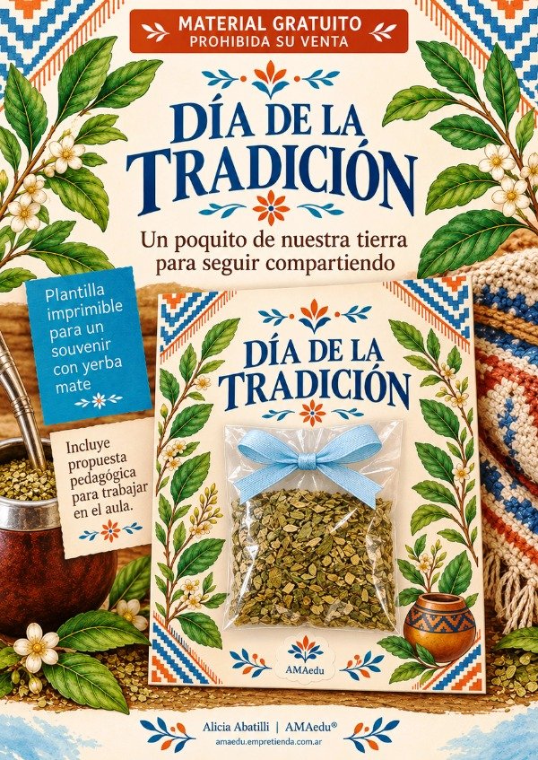 Producto - UN POQUITO DE NUESTRA TIERRA (Material Gratuito)