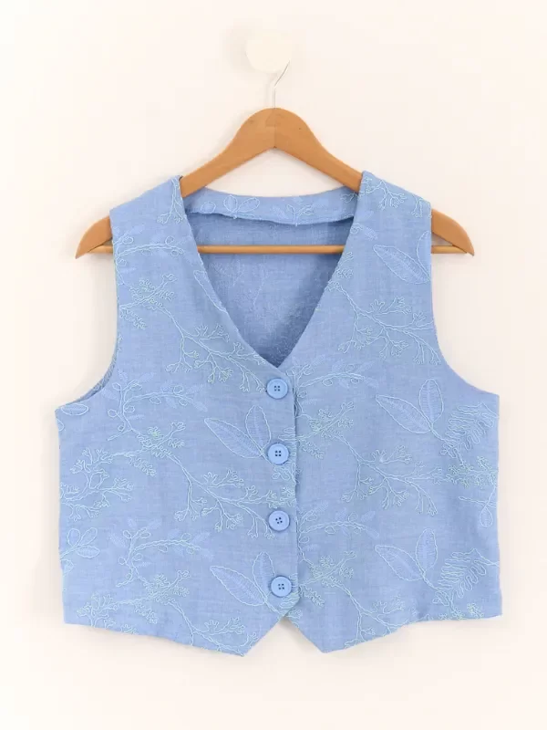Producto - Chaleco Amanda (Twill bordado)