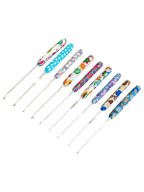 Producto - AGUJAS DE CROCHET CON MANGO DE SILICONA