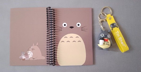 Producto - Combo libreta y llavero de Mi Vecino Totoro.