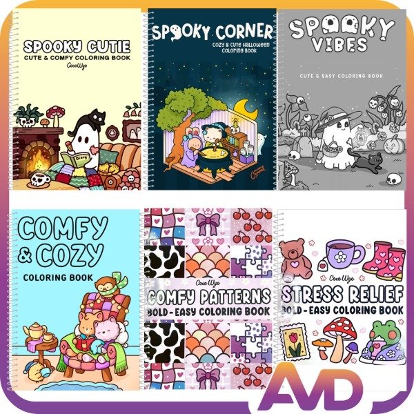 Producto - Cozy Friends Cuaderno para colorear