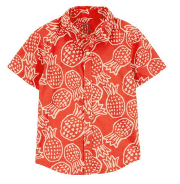 Producto - Camisa para Niños Marca Carter's Ananas Red