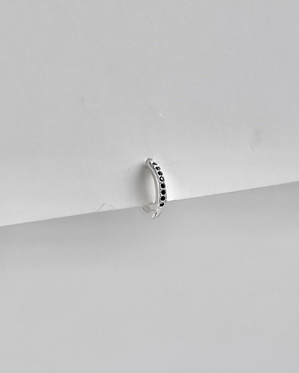 Producto - ARGOLLITA  BLACK ZENA 11 mm (UNIDAD)