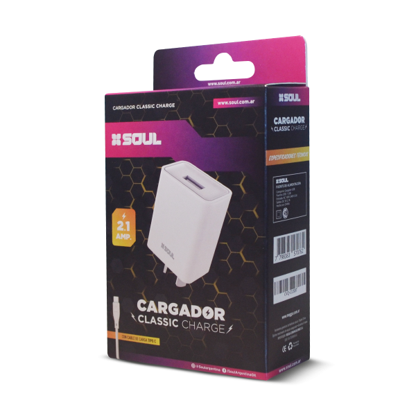 Producto - Cargador viajero - CLASSIC USB