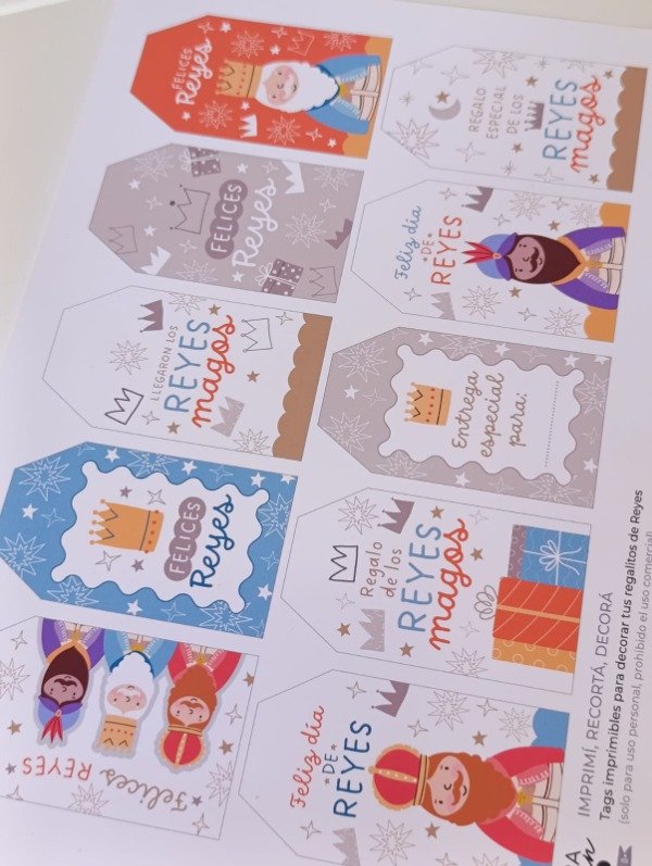 Producto - Kit imprimible Reyes 2026