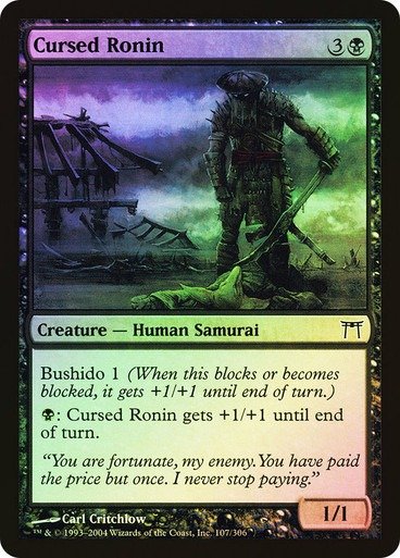 Producto - Cursed Ronin Foil  Champions of Kamigawa