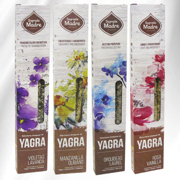 Producto - Sahumerios Yagra Sagrada Madre x6u