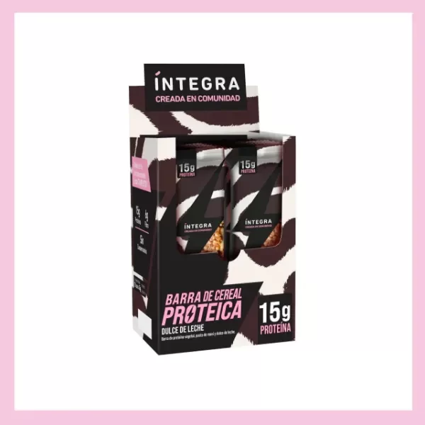 Producto - Barra Proteica de Dulce de Leche Integra 43gr
