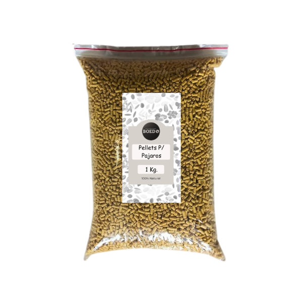 Producto - Alimento Pellets para Pajaros x 1 Kg Distribuidora Boedo