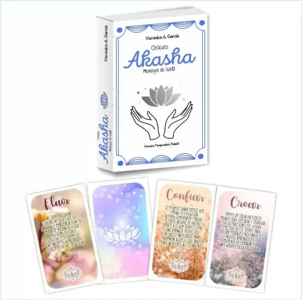 Producto - Oraculo Akasha Mensajes De Luz Con Bolsa Contenedora - 1