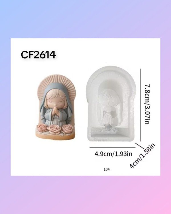 Producto - VIRGEN CON 3 ROSITAS - CF2614