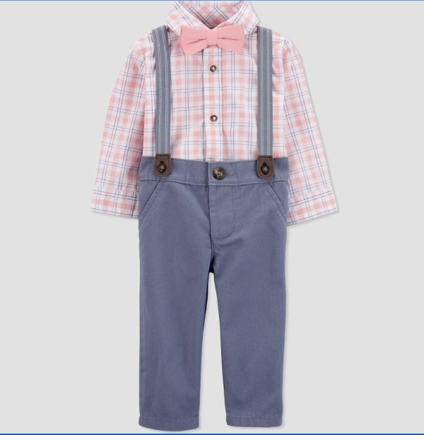 Producto - Conjunto para Niños Marca Carter's Bow Pink