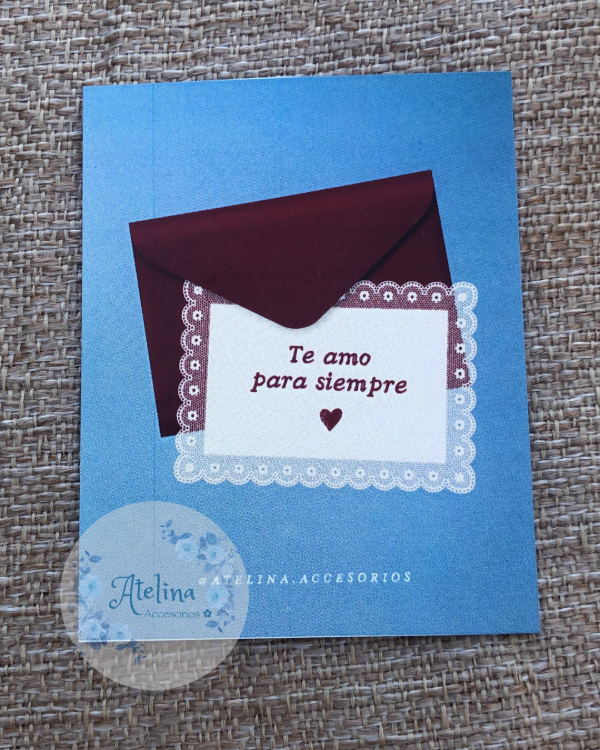 Producto - Tarjeta Te amo para siempre (1 unidad)
