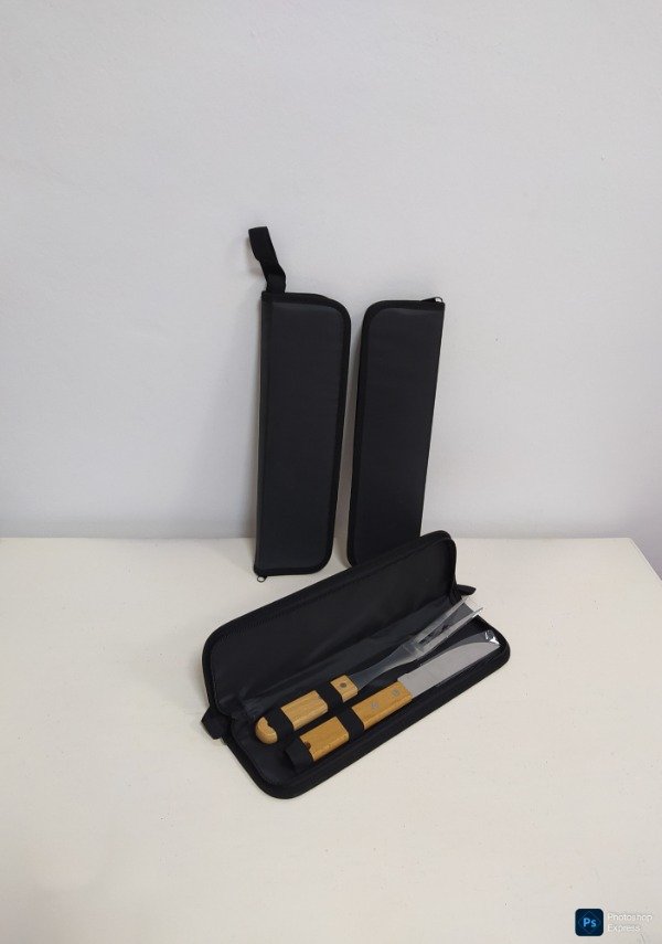 Producto - Set utensilios para asado x2 con estuche