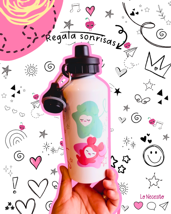 Producto - Botella Hoppy doble tapa