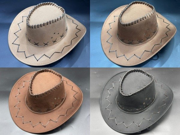 Producto - Sombreros Clásicos Cowboy Sin Led x 12