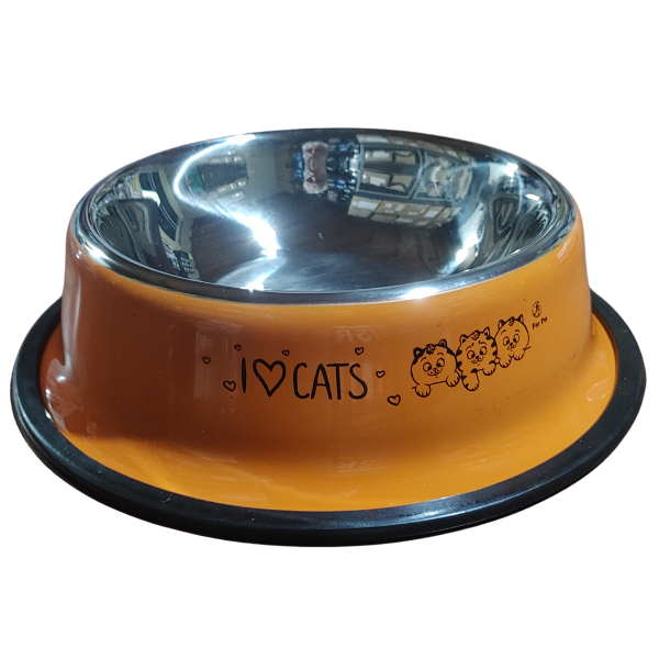 Producto - Comedero para gatos acero inoxidable base 18 cm - 3
