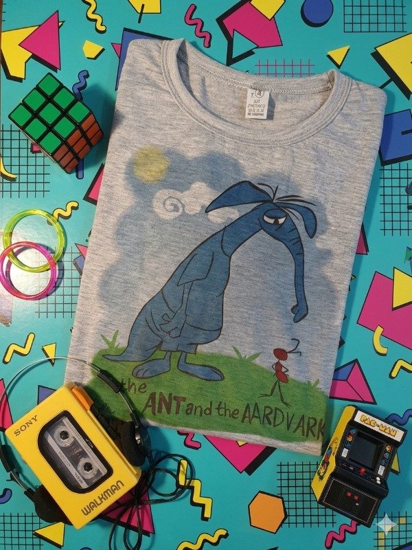 Producto - Remera Mujer El Oso Hormiguero Gris