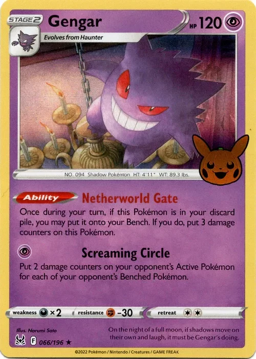 Producto - Gengar - 066/196 - Trick or Trade BOOster Bundle 2023 - Holo