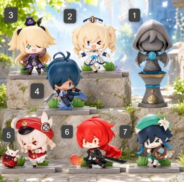 Producto - Gashapon GENSHIN IMPACT - Ingrese Para Elegir (7cm)