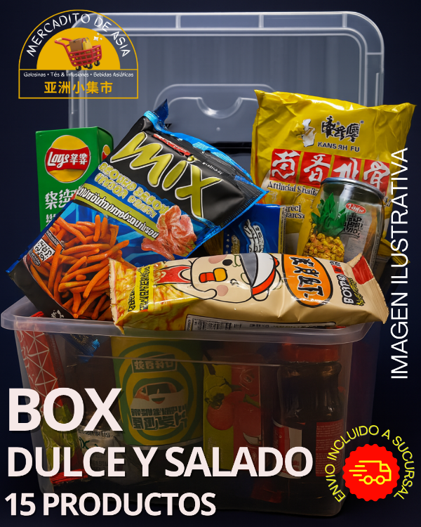 Producto - Box Asiática Dulce y Salada .  15 productos