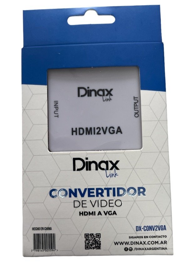Producto - Conversor Adaptador HDMI A VGA Activo Con Audio Convertidor