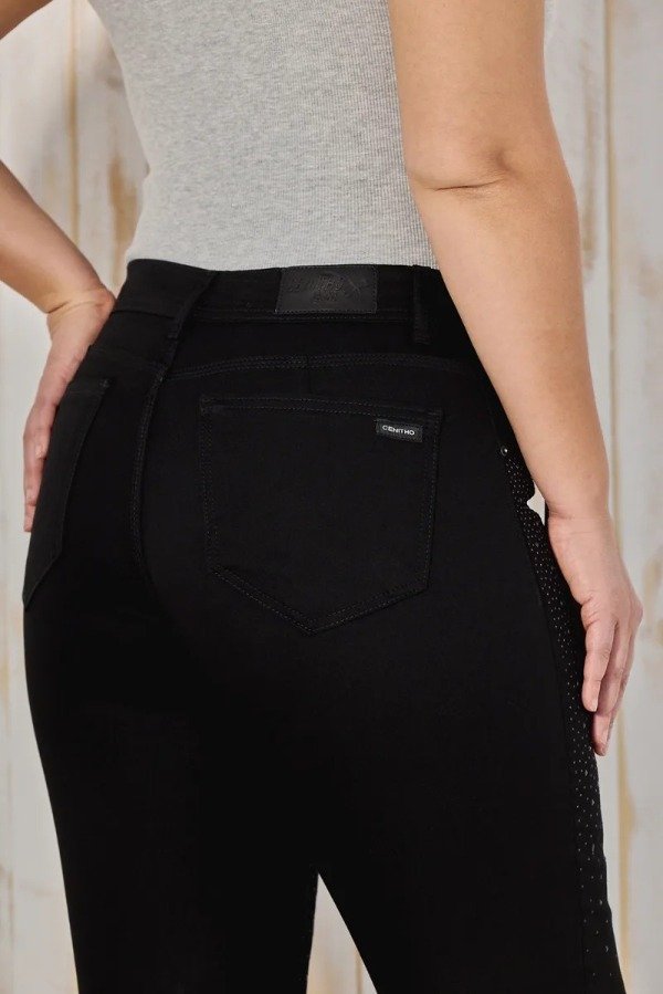 Producto - Jean CHUPIN CENITHO brillos negro y stone - elastizado - 9