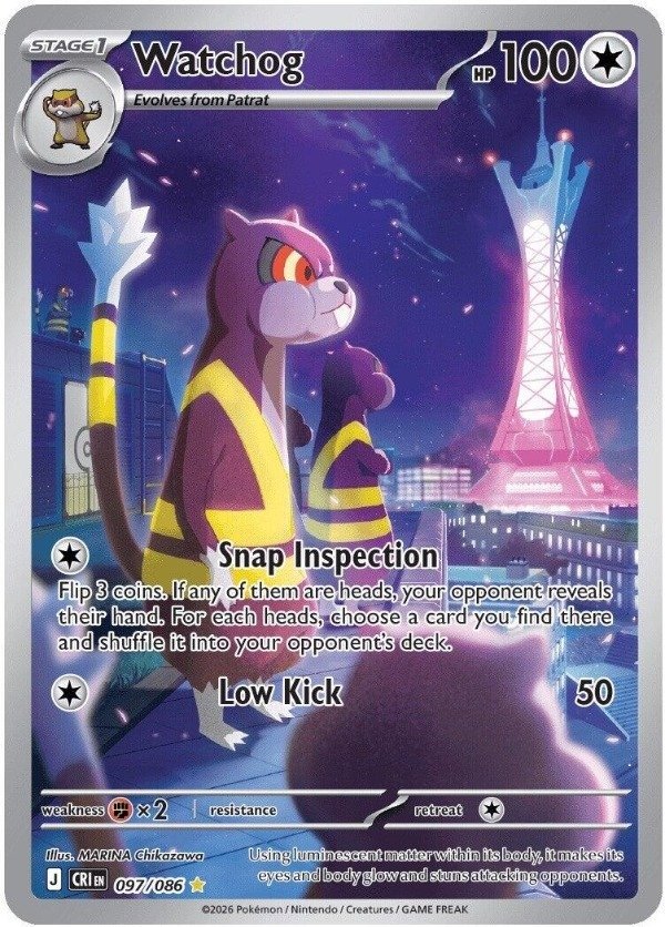 Producto - Watchog (097/086) [Mega Evolution: Chaos Rising]