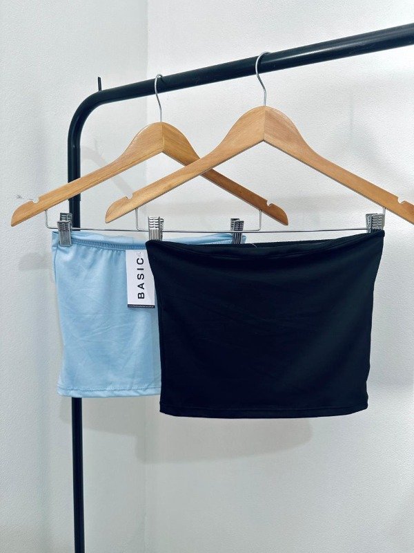 Producto - Top strapless Bruma negro