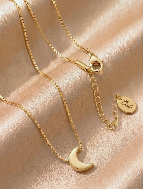 Producto - Collar Susanito Luna DORADO