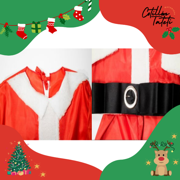 Producto - DISFRAZ PAPA NOEL - TAFETA