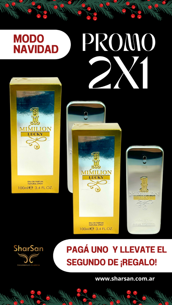 Producto - 2x1 PERFUME HOMBRE MIMILION LAKY 100ml B483-4W