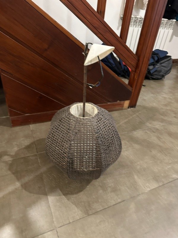 Producto - APLIQUE DE LUZ DE MIMBRE 40x40 #11591