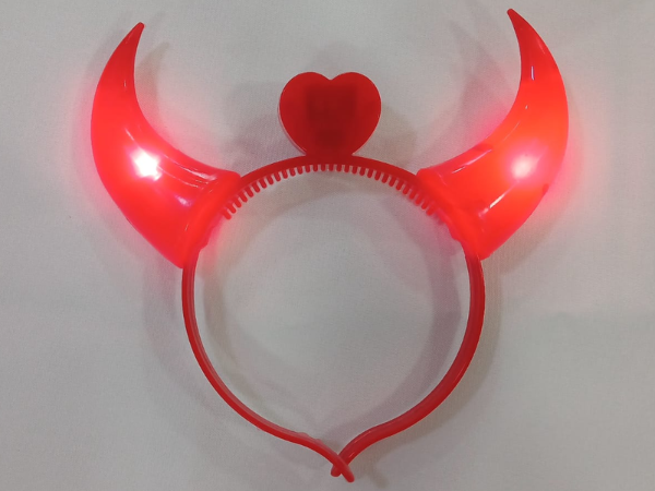 Producto - VINCHA LUMINOSA DIABLO