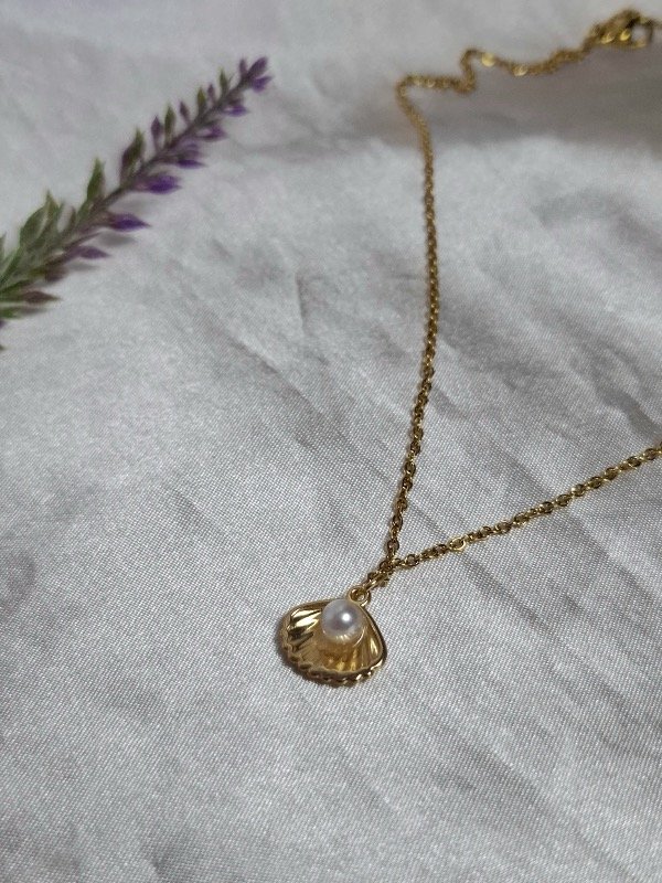 Producto - Collar Quimera acero dorado