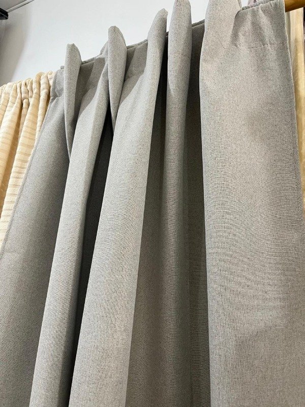 Producto - Juego cortinas Blackout Lino Bifaz 140x210cm