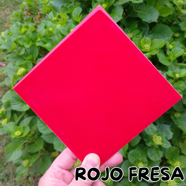 Producto - Azulejo 15x15 cm Rojo Fresa