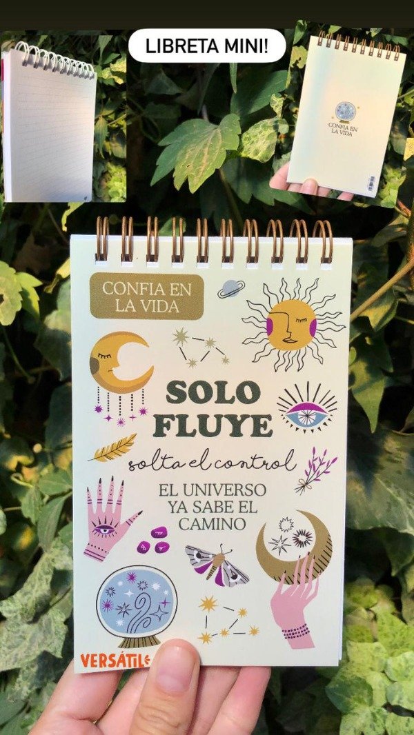 Producto - Libreta mini Solo fluye