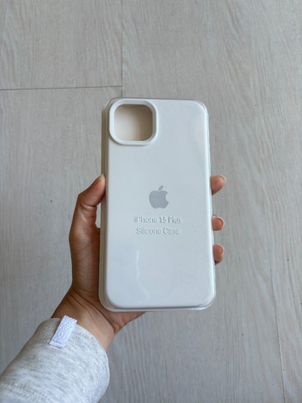 Producto - Silicone Case Blanco Iphone 15 Plus