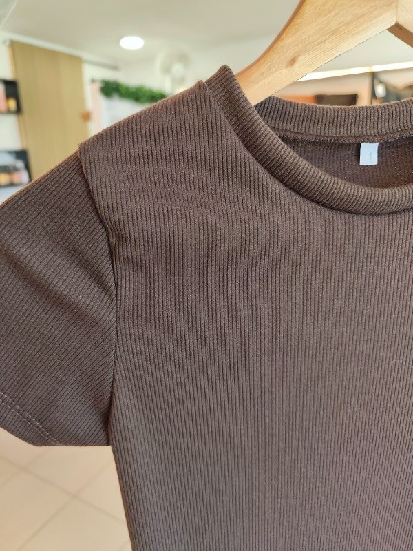 Producto - Remera algodón morley manga corta - Chocolate - 1